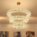 GobekUsa Crystal LED Chandelier for Home Decor – Modern Hanging Lamp