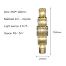 GobekUsa Crystal Nordic Wall Lamp Modern Luxury Home Decor Wall Sconce