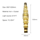 GobekUsa Crystal Nordic Wall Lamp Modern Luxury Home Decor Wall Sconce