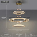 GobekUsa Double Pendant Chandeliers LED Hanging Ceiling Lamp for Living Room Kitchen Island