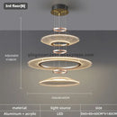GobekUsa Double Pendant Chandeliers LED Hanging Ceiling Lamp for Living Room Kitchen Island