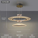 GobekUsa Double Pendant Chandeliers LED Hanging Ceiling Lamp for Living Room Kitchen Island