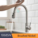 GobekUsa Gold Sensor Kitchen Faucet Stainless Steel Smart Touch Control Sink Tap