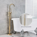 GobekUsa Gold Tub Sink Faucet with Handshower