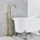 GobekUsa Gold Tub Sink Faucet with Handshower