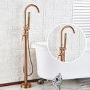 GobekUsa Gold Tub Sink Faucet with Handshower