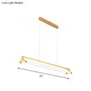 GobekUsa Contemporary Gold Tube Chandelier: LED Pendant Lamp for Living Room (25"/40.5"/32.5" Width) – Warm/White Light