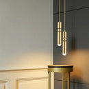 GobekUsa Gold Tube Pendant Light - Kitchen Bedside Hanging Lamp by AliLamp