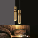 GobekUsa Gold Tube Pendant Light - Kitchen Bedside Hanging Lamp by AliLamp