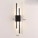 GobekUsa Gold Tube Wall Sconce Iron Acrylic Modern Bedroom Living Room Lamps
