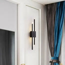 GobekUsa Gold Tube Wall Sconce Iron Acrylic Modern Bedroom Living Room Lamps