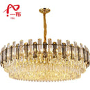 GobekUsa K9 Crystal Chandelier for Modern Interior Lighting in Living Room, Luminaire Hanging Light
