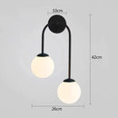 GobekUsa Glass Ball LED Wall Lamp for Modern Living Room Decor