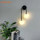 GobekUsa Glass Ball LED Wall Lamp for Modern Living Room Decor
