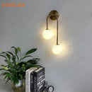 GobekUsa Glass Ball LED Wall Lamp for Modern Living Room Decor