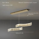 GobekUsa Crystal LED Chandelier for Modern Luxury Living and Dining Rooms