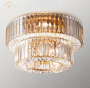 GobekUsa Elliana Crystal LED Flushmount Ceiling Light