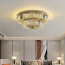 GobekUsa Crystal LED Ceiling Lamp: Modern Stainless Steel Chandelier for Living Room, Bedroom & Kitchen.