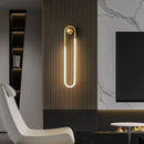 GobekUsa Ellipse Wall Lights: Gold Black Copper White, 3-Color Dimming