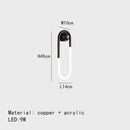 GobekUsa Ellipse Wall Lights: Gold Black Copper White, 3-Color Dimming