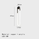 GobekUsa Ellipse Wall Lights: Gold Black Copper White, 3-Color Dimming