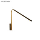 GobekUsa Minimalist V-Shaped LED Wall Lamp Kit - Silica Gel Corridor Sconce Lighting in Warm/White Light (Black/White)