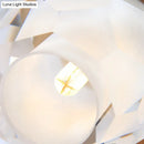 GobekUsa Modern Stylish Clear Glass Wall Lamp with Faceted Globe Shade - Golden Wall Mounted Light for Hallway