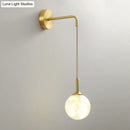 GobekUsa Modern LED Gold Wall Sconce with Geometric Glass Shade