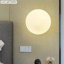 GobekUsa Gold Modernist Wall Sconce with Opal Glass Shade for Bedroom Lighting