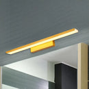 GobekUsa Modern Rectangle LED Vanity Light - Wall Mounted Aluminum Slim Fixture in Warm/White Light for Bathroom - 16.5"/24.5" Dia