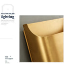 GobekUsa Copper Brass Wall Sconce, Modern Minimalist Designer Wall Lamp for Home Lighting