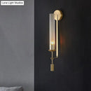 GobekUsa Gold Wall Sconce with Clear Glass Shade for Modern Bathroom