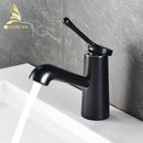 GobekUsa Gold Waterfall Basin Faucet Mixer Tap Modern Single Hole Cold Hot Water