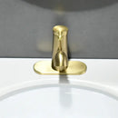 GobekUsa Gold Waterfall Basin Faucet Mixer Tap Modern Single Hole Cold Hot Water