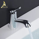 GobekUsa Gold Waterfall Basin Faucet Mixer Tap Modern Single Hole Cold Hot Water