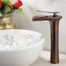 GobekUsa Gold Waterfall Bathroom Basin Faucet Mixer Tap Hot Cold White Sink