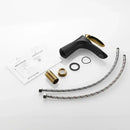 GobekUsa Gold Waterfall Bathroom Faucet - Single Handle Basin Mixer Tap, Elegant Design