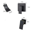 GobekUsa Gold Waterfall Wall Mount Faucet for Bathroom Basin Mixer Tap
