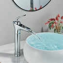 GobekUsa Gold Waterfall Wine Glass Basin Faucet - Single Lever Bathroom Mixer