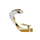GobekUsa Gold White Bathroom Basin Faucet Cold Hot Water Mixer Sink Tap