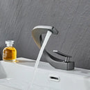 GobekUsa Gold White Bathroom Basin Faucet Cold Hot Water Mixer Sink Tap