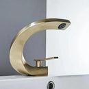 GobekUsa Gold White Bathroom Basin Faucet Cold Hot Water Mixer Sink Tap