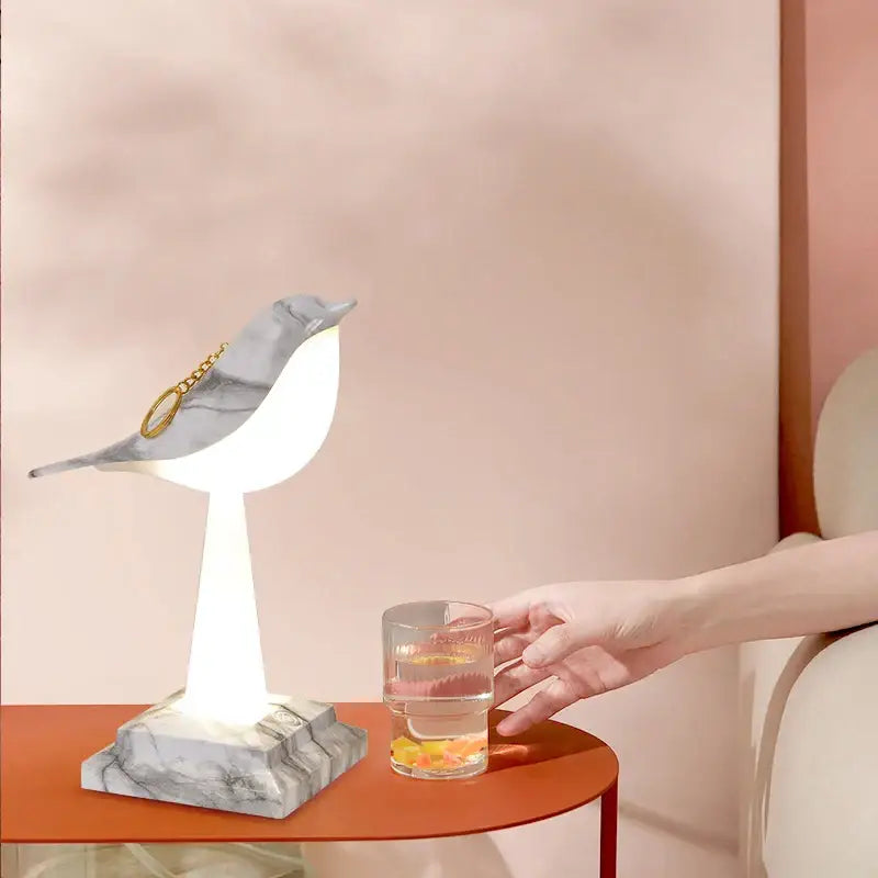 GobekUsa Bird Table Lamp Desk Light Touch Aromatherapy Night Light, photo 3 of 11