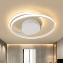 GobekUsa Dimmable LED Chandelier Light Remote Ceiling Lamp Gold White Black Fixture