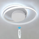 GobekUsa Dimmable LED Chandelier Light Remote Ceiling Lamp Gold White Black Fixture