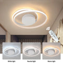 GobekUsa Dimmable LED Chandelier Light Remote Ceiling Lamp Gold White Black Fixture