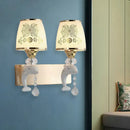 GobekUsa Modern Trapezoid Opal Glass Shade Wall Sconce - Gold Finish 1/2-Light Wall Mount Lamp Fixture