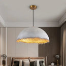GobekUsa Gold White Half Nest Pendant Lamp for Stylish Home & Restaurant Lighting