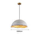GobekUsa Gold White Half Nest Pendant Lamp for Stylish Home & Restaurant Lighting