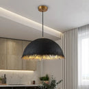 GobekUsa Gold White Half Nest Pendant Lamp for Stylish Home & Restaurant Lighting